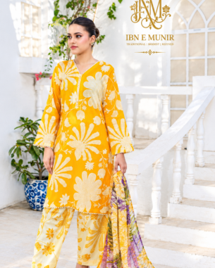 Sunlit Grace Chiffon Dupatta 3PC EL-14 Unstitched